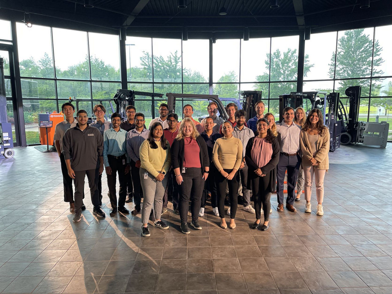 Stagiaires Toyota en Manutention des Matériaux 2022