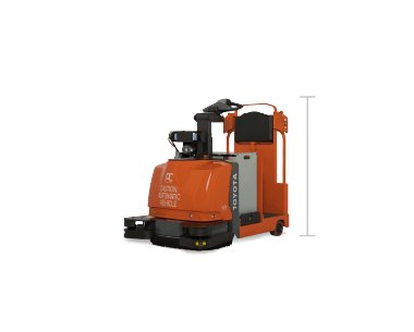 Head height of AGF tow tractor