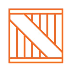 Icône générale d’entrepôt en orange